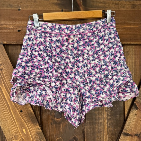 Anthropologie Pants - Anthropologie High Waist Pink and Blue Shorts
